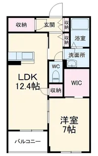ベレオMS上溝【2階】の間取り