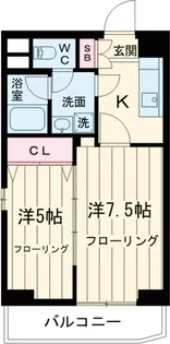 音楽マンション セレナーデ東長崎 【5階】の間取り