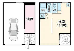 R1 FUKUROI GLB【1階】の間取り