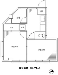 第一三浦マンション【3階】の間取り