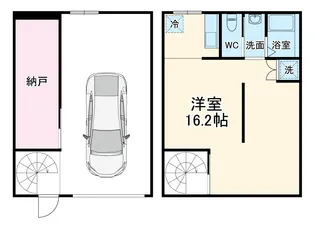 R1 FUKUROI GLB【1階】の間取り