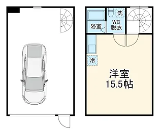 R1 FUKUROI GLB【03号室】の間取り