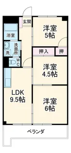 ニッセイコーポラス【3階】の間取り