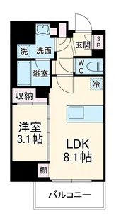 シーフォルム大宮【2階】の間取り