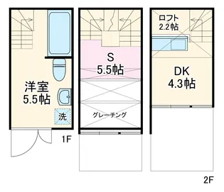 シーサイド船橋栄町【1階】の間取り