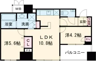 グレーシア調布【7階】の間取り