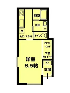 リバーサイド・ステージ【1階】の間取り