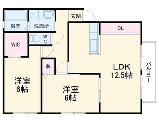 モアナビラⅡ【1階】の間取り