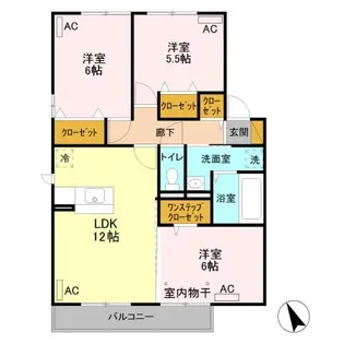 テイル オブ テイル【2階】の間取り
