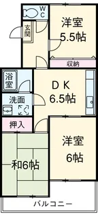 ヴィラコスモス知立【302号室】の間取り