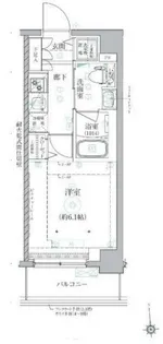 ベルシード川崎大師【4階】の間取り
