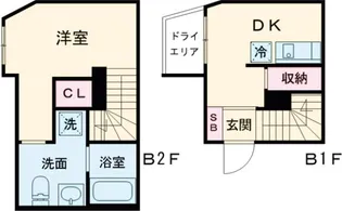 プレニーズ護国寺PREMIER【1階】の間取り
