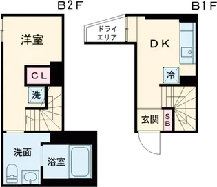 プレニーズ護国寺PREMIER【1階】の間取り