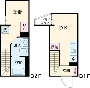 プレニーズ護国寺PREMIER【1階】の間取り