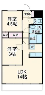 グランディール【3階】の間取り