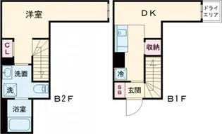 プレニーズ護国寺PREMIER【1階】の間取り