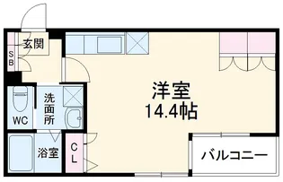 ESTACION KANAYAMA WEST・EAST【1階】の間取り