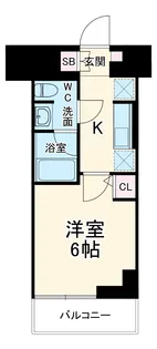 S-RESIDENCE蕨bene【2階】の間取り