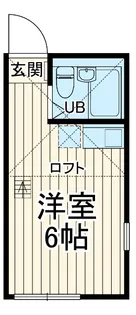 ユナイト初音ミックスナッツ【201号室】の間取り