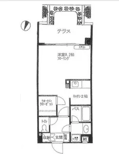 アム・フルス壱番館【103号室】の間取り
