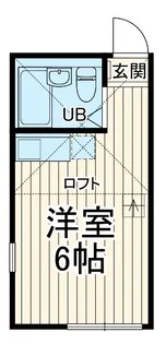 ユナイト初音ミックスナッツ【205号室】の間取り