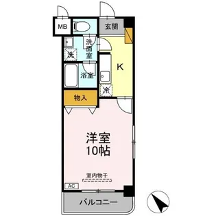 カーサ・エスペランツァ【2階】の間取り