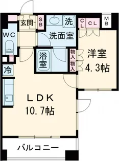 T-Angle【おとり物件なし】#5月入居 #同棲OK【11階】の間取り