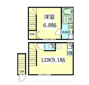 エクセルコート武蔵関【2階】の間取り