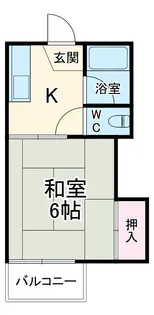 ときわ荘【2階】の間取り
