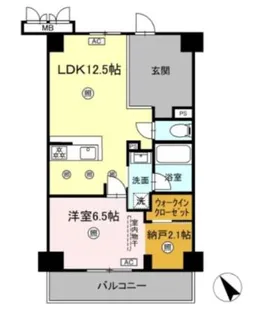みらいビル【6階】の間取り