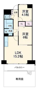 ライオンズマンション西八千代【1階】の間取り