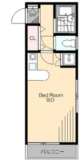 スカイパーク喜多見【206号室】の間取り