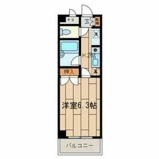 ビレッジコア八王子【3階】の間取り