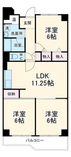 守口ハイライフA棟【7階】の間取り