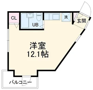 ファーストヒル【6階】の間取り