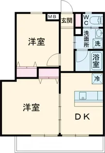 アステリア【2階】の間取り