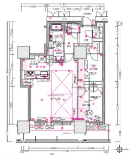 ローレルタワー堺筋本町【2709号室】の間取り
