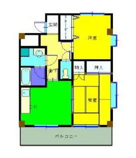 コーポアルファ【302号室】の間取り