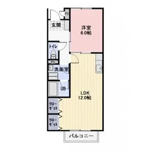 SurplusⅡ PARK SIDE BLUE【1階】の間取り