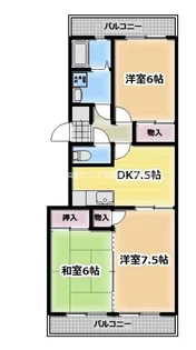 ドルフ高松台【102号室】の間取り