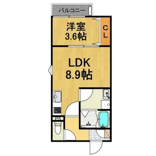 LECOCON弥富Ⅲ【302号室】の間取り
