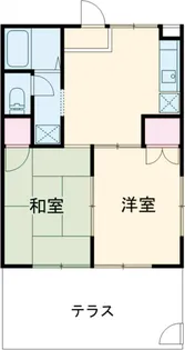 足立ハイム【105号室】の間取り