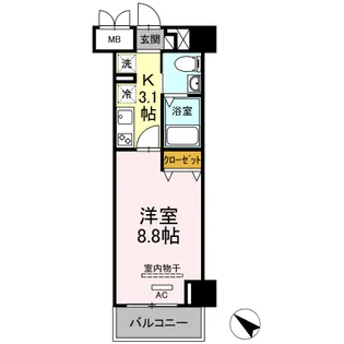 エンドレスタワー【7階】の間取り