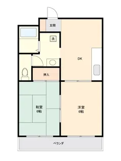 パレ・セーヴル【4階】の間取り