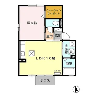 ホープM Ⅰ【202号室】の間取り