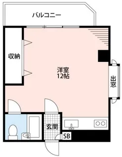 シャルール浅間町【2階】の間取り