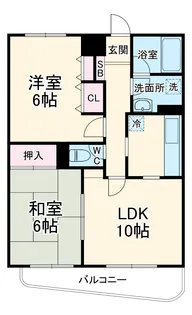 トーユーハイツ東川口【2階】の間取り