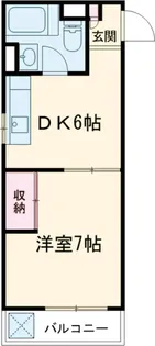 サクライハウス【107号室】の間取り