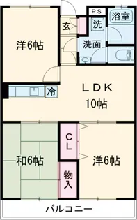 エクレール烏山【1階】の間取り