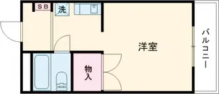 イーストヴィレッジ茨木【1階】の間取り